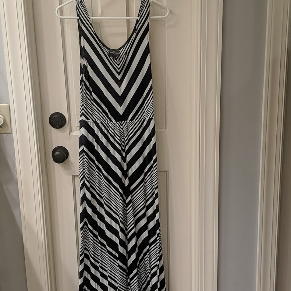 Striped Maxi